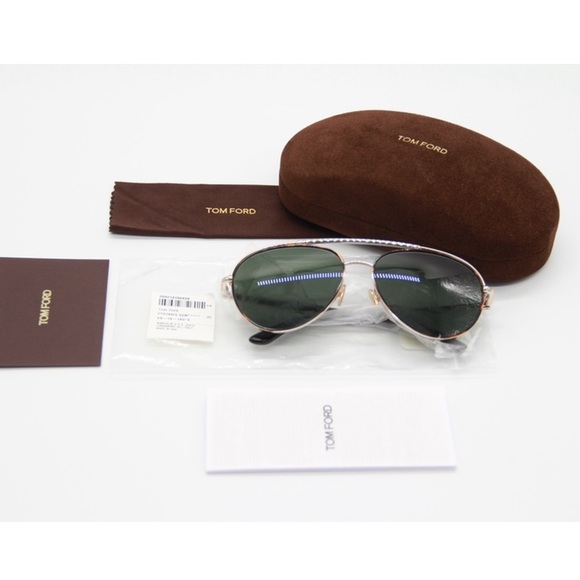 NEW TOM FORD CURTIS TF748 52N UNISEX AVIATOR SUNGLASSES TOM FORD FT0748/S GREEN - Picture 16 of 16